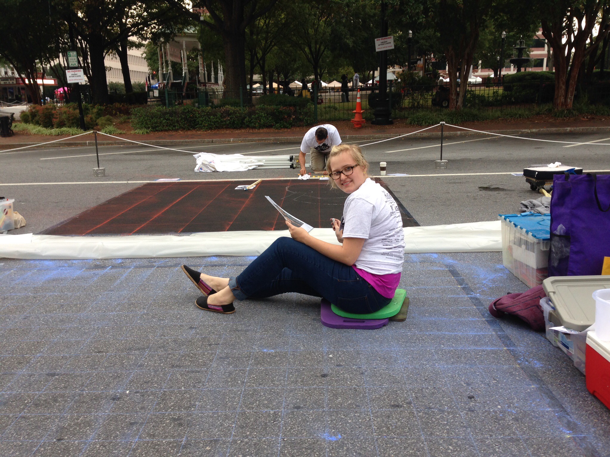 Chalk Art Start Marietta 2014 Chalk Art Start Marietta 2014