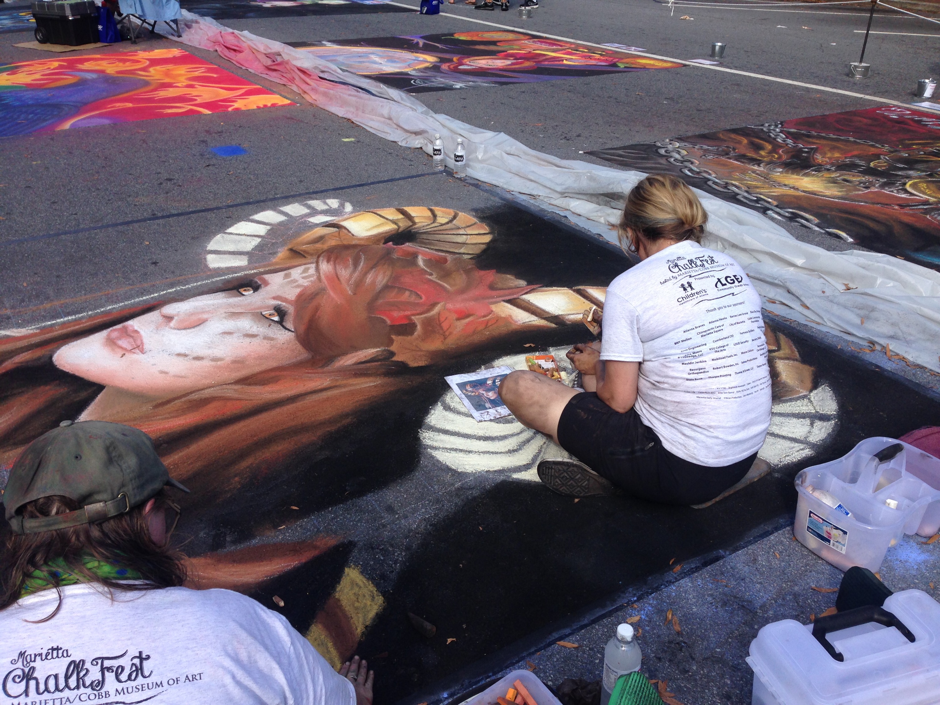 Chalk Art Progress Chalk Art Progress